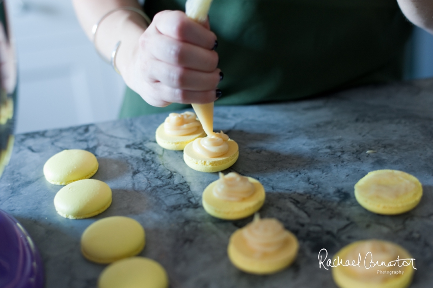 Professional colour photograph of creative inspiration baking shoot at Maison des Macaron at Market Harborough by Rachael Connerton Photography